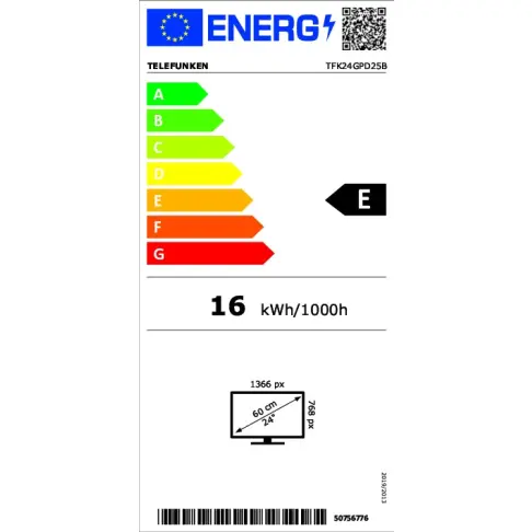 Télé led 24'' TELEFUNKEN TFK24GPD25B - 3