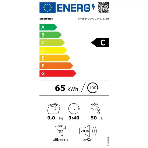 Lave-linge hublot ELECTROLUX EW6F1495FC - 9