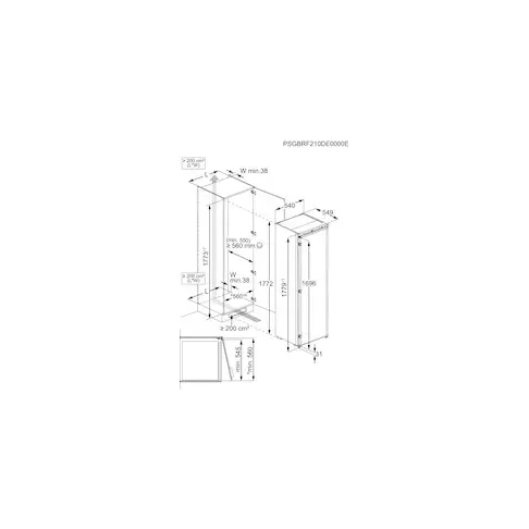 Réfrigérateur intégré 1 porte ELECTROLUX EFD6DE18S1 - 8
