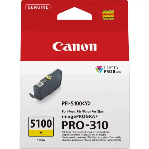 Cartouche d'encre CANON PFI-5100Y - 1