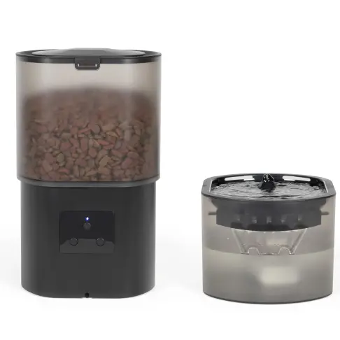 Distributeur à croquettes et fontaine à eau LIVOO PET107 - 2