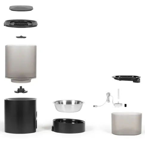 Distributeur à croquettes et fontaine à eau LIVOO PET107 - 3