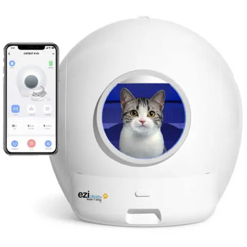 Litière robot autonettoyante EZICLEAN CATBOTK10I - 1