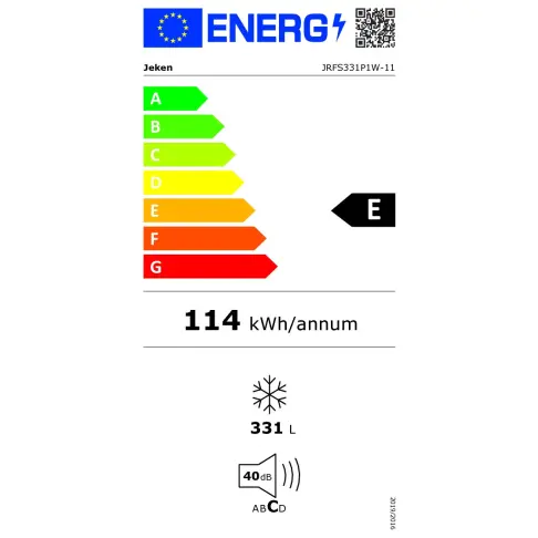 Réfrigérateur 1 porte JEKEN JRFS331P1W-11 - 3