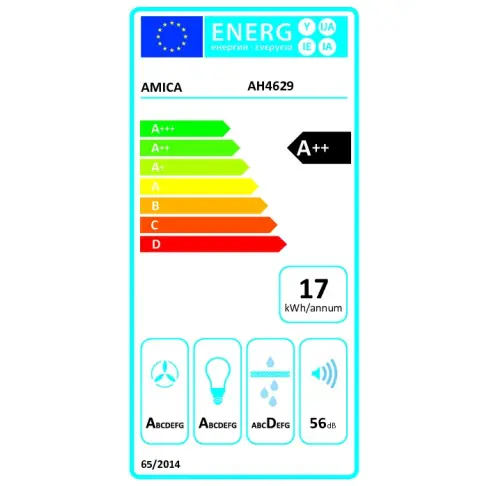 Hotte décorative AMICA AH4629 - 2