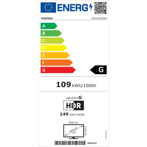 Télé led 65 pouces TOSHIBA 65UL2C63DG - 11