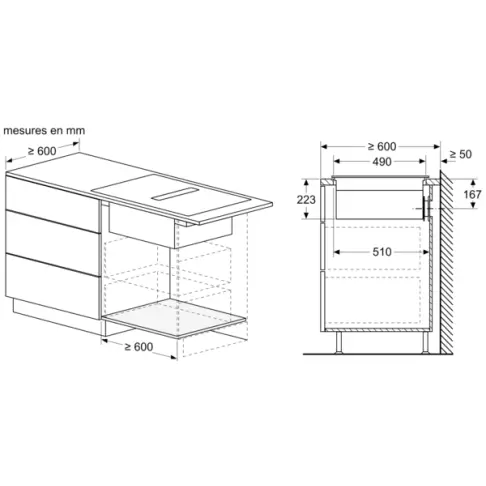 Table à induction aspirante NEFF T 58 TL 6 EN 2 - 6
