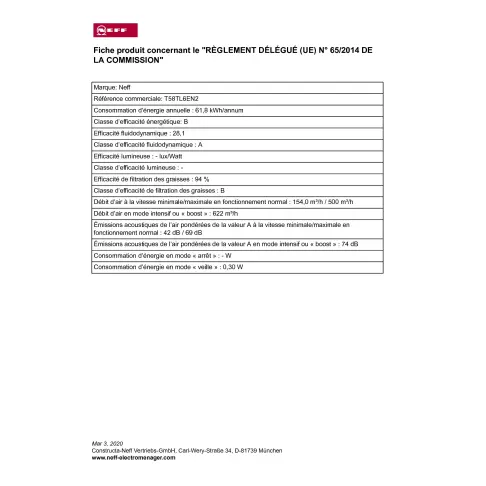 Table à induction aspirante NEFF T 58 TL 6 EN 2 - 2