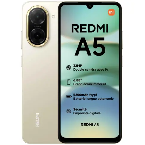 Smartphone XIAOMI REDMIA5GOLD64GO - 1