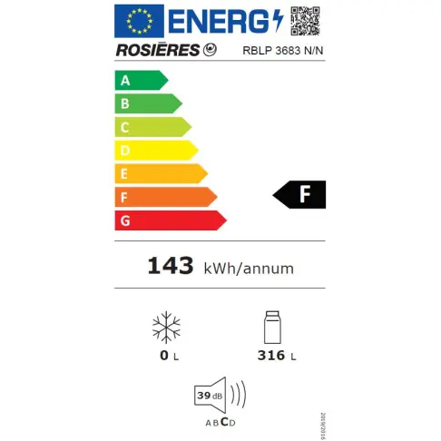 Réfrigérateur intégré 1 porte ROSIERES RBLP3683NN - 4