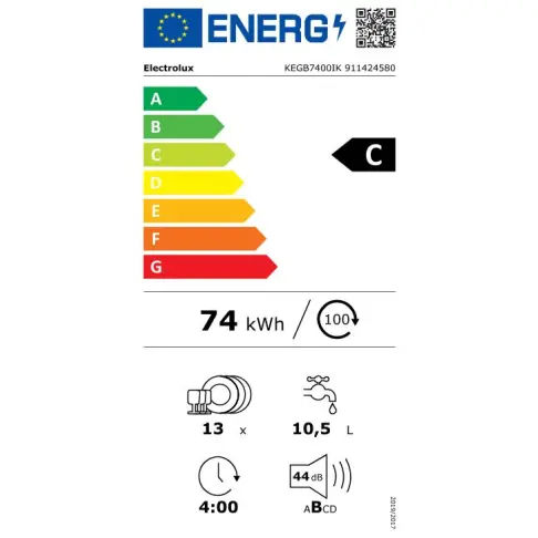 Lave-vaisselle tout intégré 60 cm ELECTROLUX KEGB7400IK - 9