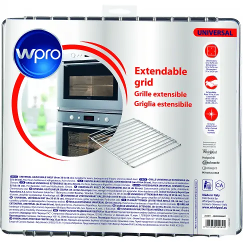 Acc. et consommables four et micro-ondes WPRO ACC011 - 2