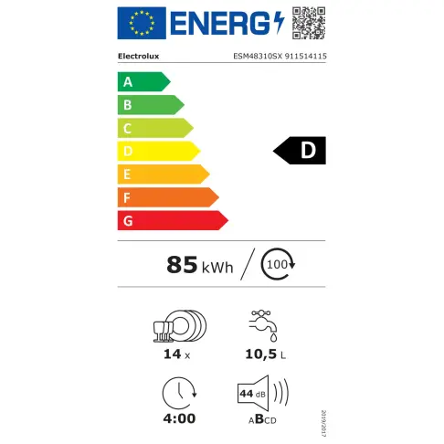 Lave-vaisselle 60 cm ELECTROLUX ESM48310SX - 9