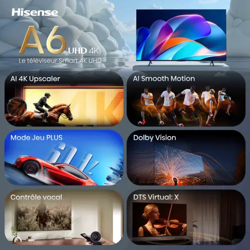 Télé led 43'' HISENSE 43A6S - 7