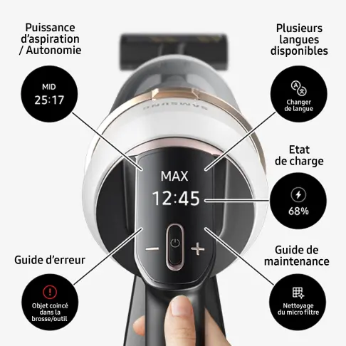 Aspirateur balai SAMSUNG VS20C85G2TW - 6