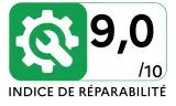 Aspirateur traineau avec sac BOSCH BGB41BA1 - Indice de réparabilité