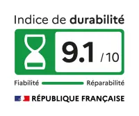 Lave-linge top BEKO TB6521BVENERGYSPINFR - Indice de durabilité