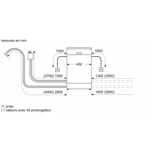 Lave-vaisselle tout intégré 45 cm BOSCH SPH4HL801E - 12