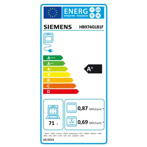 Four pyrolyse SIEMENS HB974GLB1F - 12
