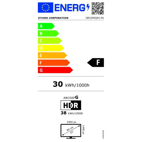 Ecran pc gaming IIYAMA GB3290QSU-B1 - 23