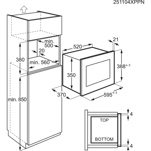 Micro-ondes encastrable gril ELECTROLUX LMS4253TBX - 8