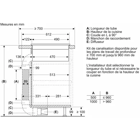 Plaque aspirante induction NEFF V57THQ4L0 - 7