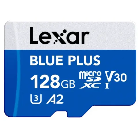 Carte microsd LEXAR MICROSDXC BLUE PLUS 128 G V 30 - 1
