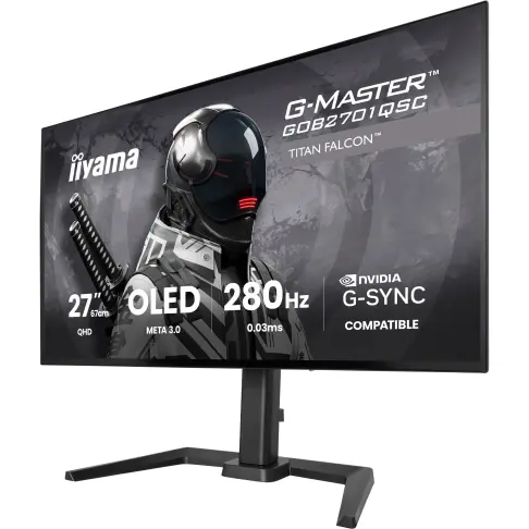 Ecran pc gaming IIYAMA GOB2701QSC-B1 - 6