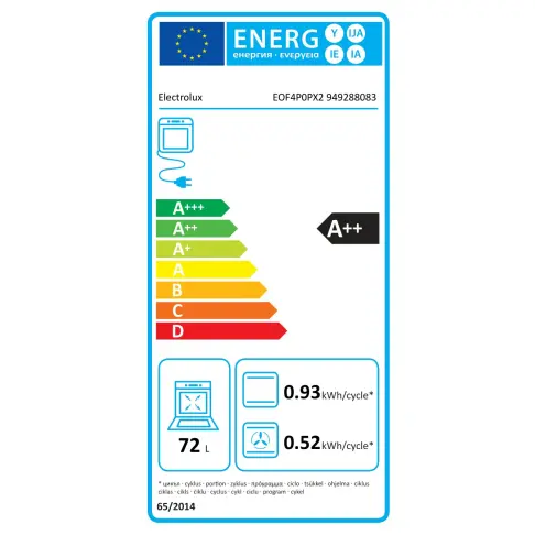 Four pyrolyse ELECTROLUX EOF4P0PX2 - 6