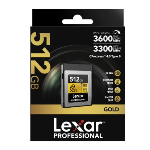Carte compact flash LEXAR CFEXPRESS PRO TYPE B GOLD 512 - 2