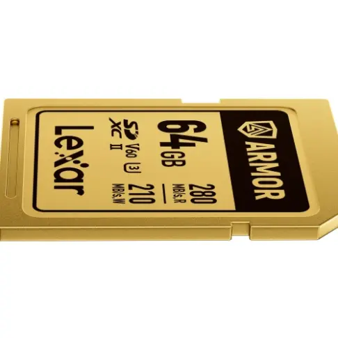 Carte mémoire LEXAR SDXC PRO GOLD ARMOR 64 V 60 - 3