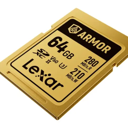 Carte mémoire LEXAR SDXC PRO GOLD ARMOR 64 V 60 - 4