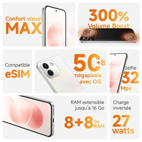 Smartphone XIAOMI REDMINOTE17PROMAXBLANC - 4