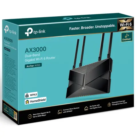Routeur TPLINK ARCHERAX53 - 8