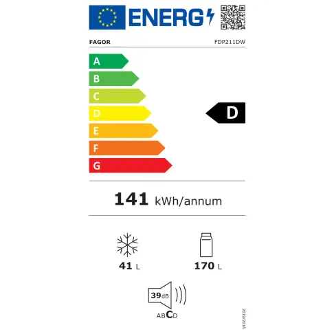 Réfrigérateur 2 portes FAGOR FDP211DW - 5