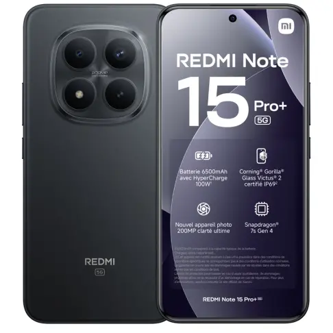 Smartphone XIAOMI REDMINOTE15PRO+512NOIR - 1