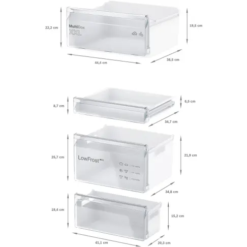 Réfrigérateur combiné intégré BOSCH KIV 86 NSF 0 - 9