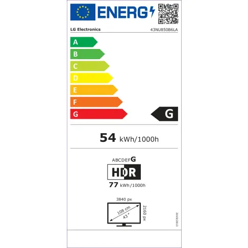 Tv led 43'' LG 43NU850B6LA - 9