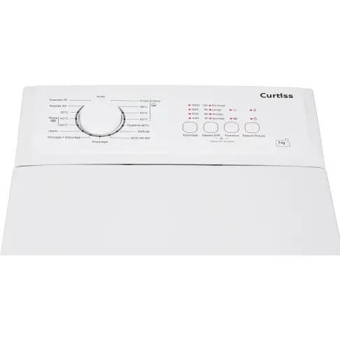 Lave-linge top CURTISS LLT510C - 2