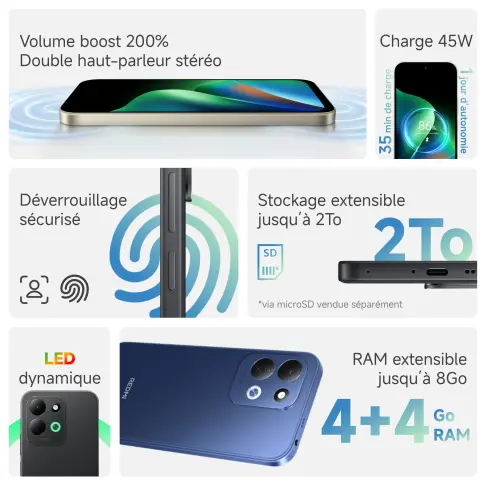 Smartphone XIAOMI REDMI174GVIOLET - 7