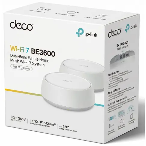 Wifi TPLINK DECOBE22/2-PACK - 6