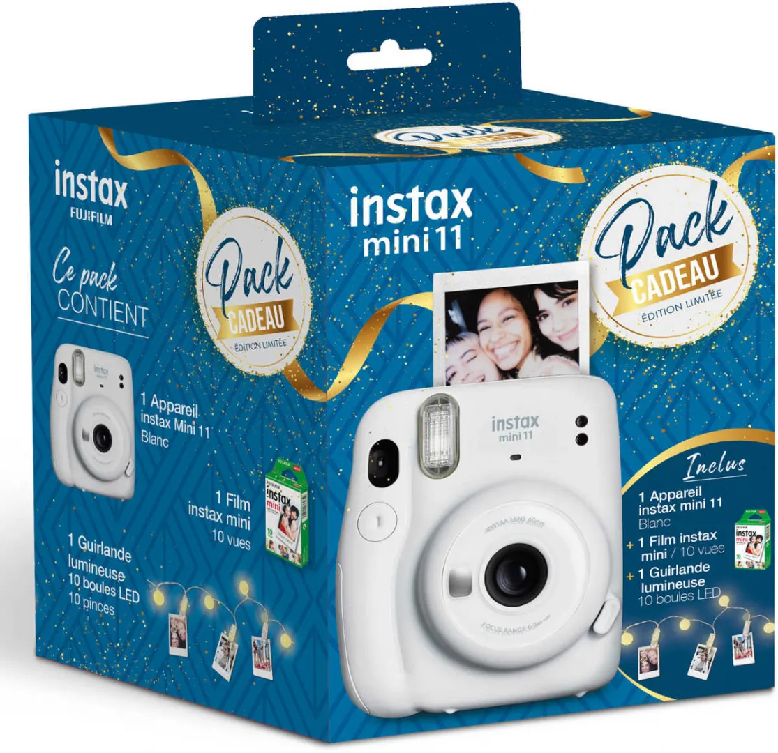 Coffret appareil photo instantané Polaroid Now Génération 2 Blanc