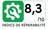 Lave-vaisselle tout intégré 60 cm WHIRLPOOL W3IFD536 - Indice de réparabilité